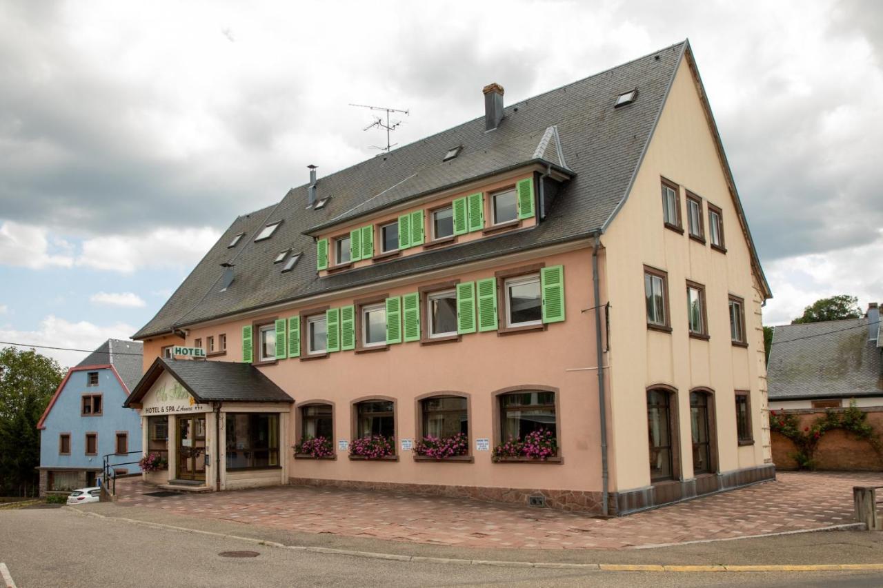 Hotel Restaurant Et Spa Au Tilleul Labaroche Buitenkant foto